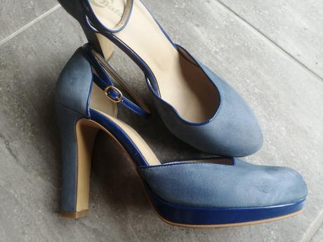 Modré baťa sandále retro, koža, v40, vd 26 cm, baťa,40