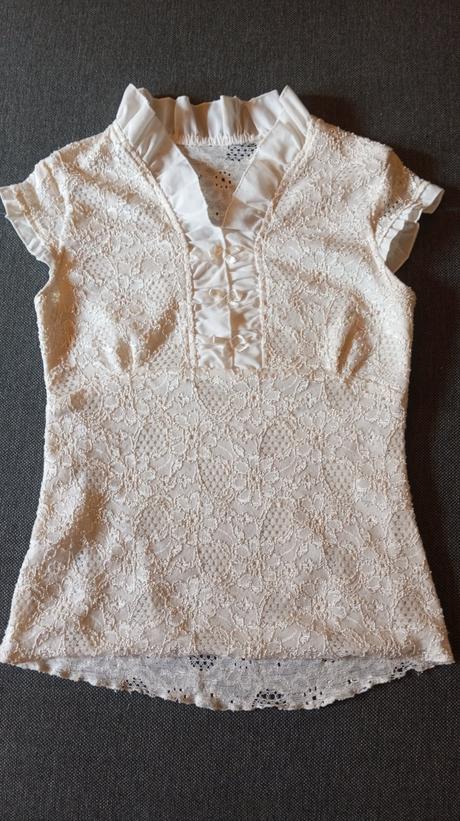Blúzka čipková, s