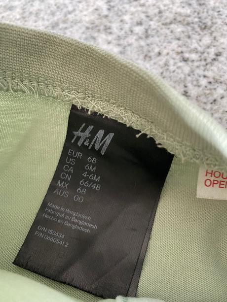2 pyžamka h&m, h&m,68