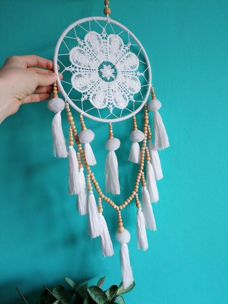 Veľký lapač snow / dream catcher, 