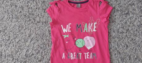 Milé tričko - na ramenách mašlička 134/140, kids,134