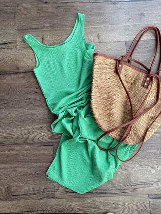 Zelene šaty l zn. pieces, xs