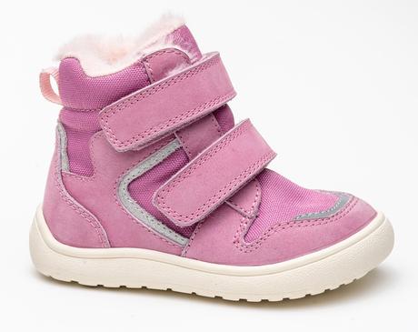Zimná obuv barefoot s membránou daxi pink, protetika,23