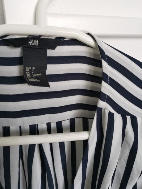 Pruhovaná blúzka, h&m,xs