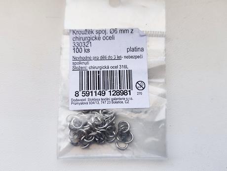Spojovacie krúžky nerezové, 