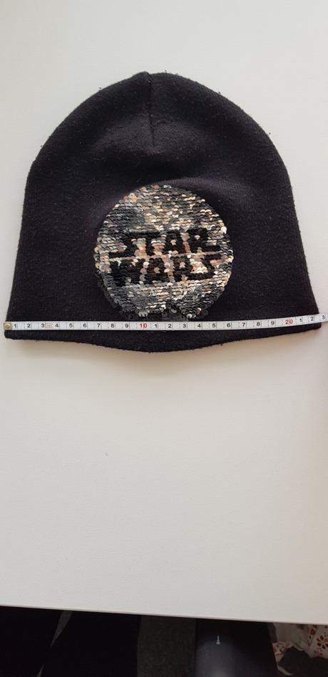 Krásna čiapka star wars s menitelnym obrazkom, h&m,140