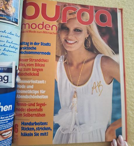 Zväzok retro burdy 1977 (1. polrok, čísla 1-6), 