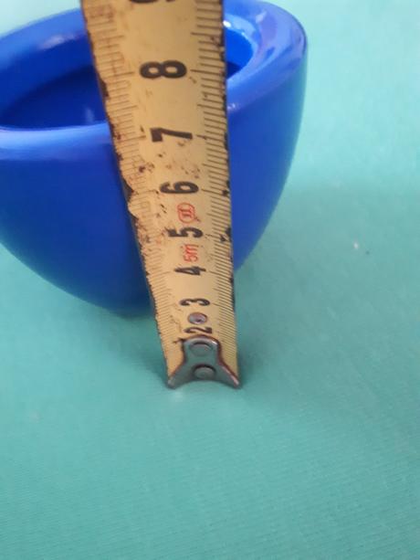 Mini kochlik crepnik modry keramicky,