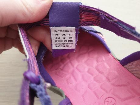 Sandálky, merrell,31