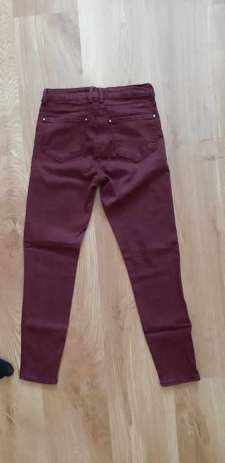 Bordové rifle bershka, bershka,36