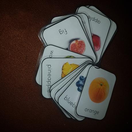 Kartičky ovocie v angličtine,