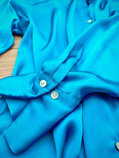 Krásna saténová blúzka, zara,m