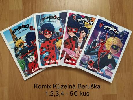 Komix - miraculous - kúzelná beruška, 