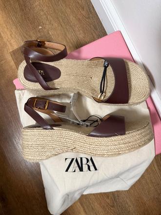 Zara sandále na platforme, zara,39