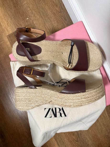 Zara sandále na platforme, zara,39