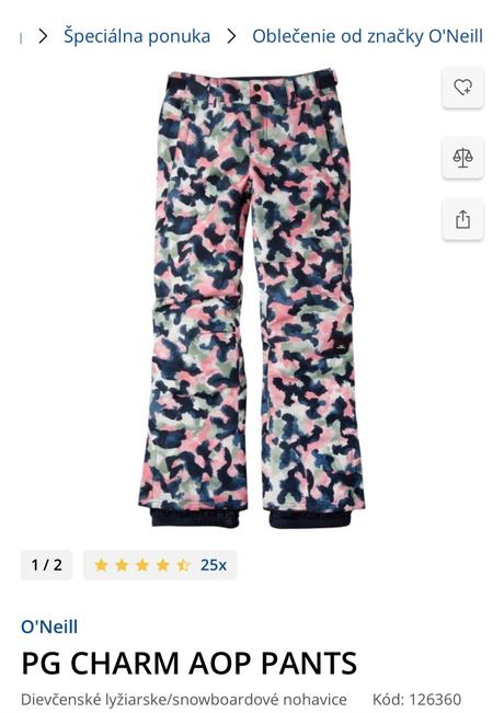 Lyžiarská súprava o'neill v.176 alebo xs/s, o'neill,176