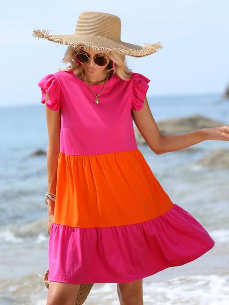 Šaty volanové poštovné zdarma, l / m / s / xl / xs