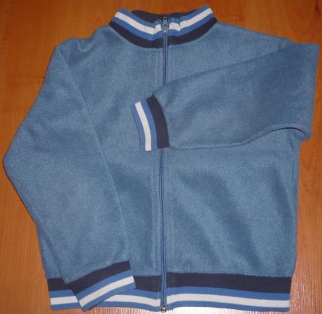 Mikina na zips, dekovinová, 116