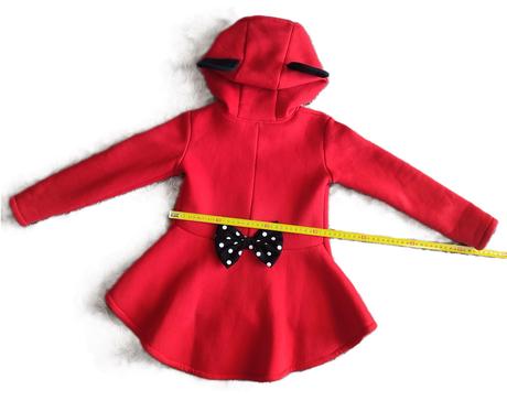 Dievčenský minnie flisový kabátik, 116