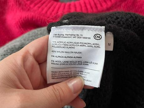 Svetrík s primesou vlny, c&a,m