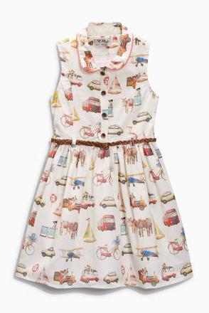 Košeľové šaty s opaskom next, next,98 / 104