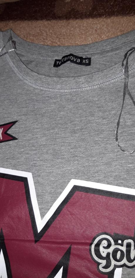 Bavlnene tričko dlhy rukav xs, terranova,xs