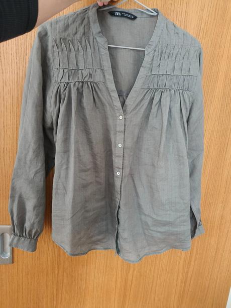 Blúzka so širokým rukávom, zara,s