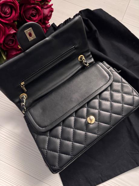 Čierna väčšia kabelka, chanel