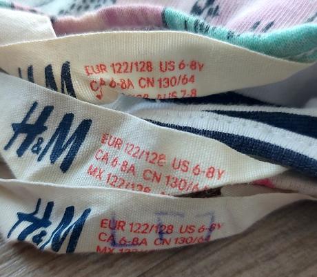 3 x letné šaty h&m, h&m,122