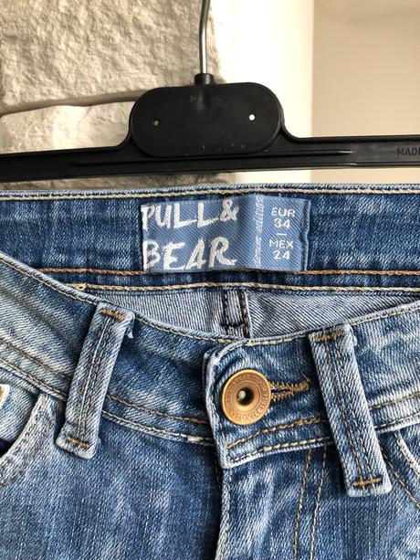 Úzke rifle, pull&bear,34