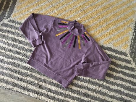 Fialová mikina 134/140, lindex,134