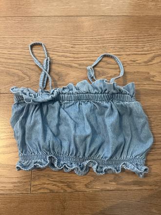 Riflový crop top, reserved,134