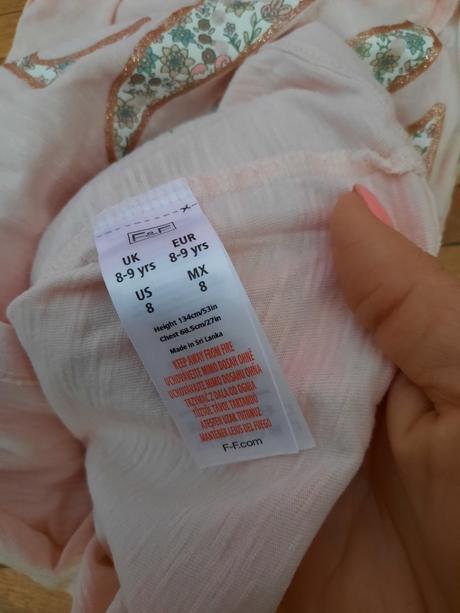 Dievčenské tričko, f&f,134