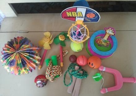 Hračky na von,