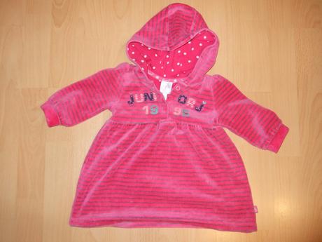 Teplúčke velúrové šaty zn. jasper conran,veľ.3-6m, 68