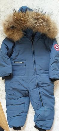 Páperový overal s pravou košušinkou canada goose, 98