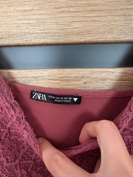 Zara body s čipkou, zara,m