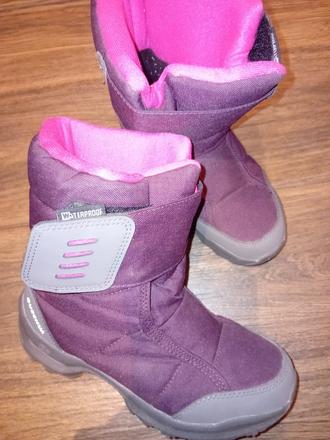 Dievčenské hrejivé nepremokavé čižmy - veľ.33, decathlon,33