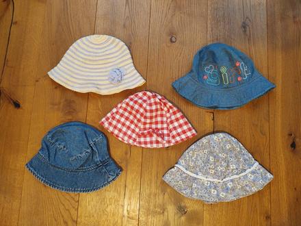 5x dievčenský klobúk veľ.52, 52