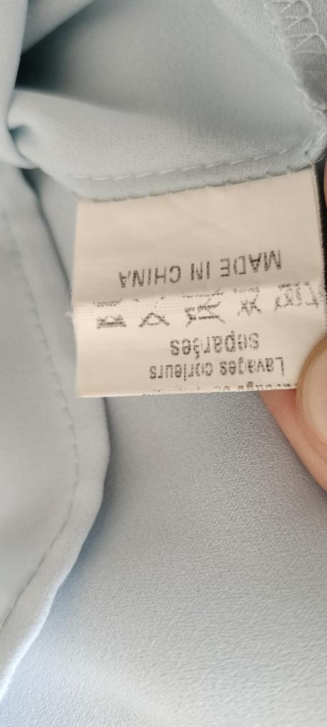 Belasá blúzka s krajkou s/m, m