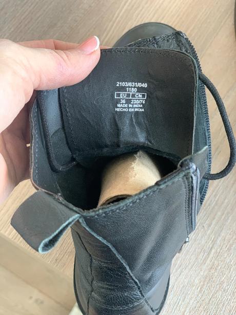 Kotníkové topánky šnurovacie +zips, zara,36