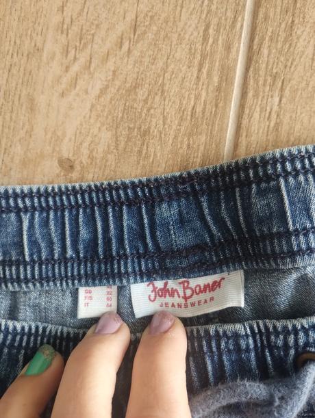 Džínsové bermudy, bonprix,48