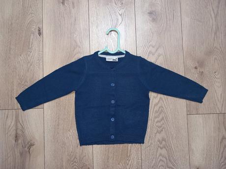 Modrý svetrík na gombíky, ergee,86
