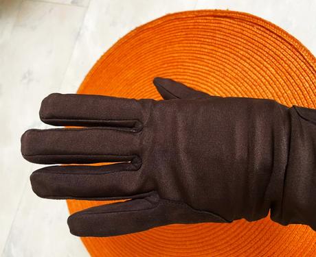 Kožené semišové rukavice, l