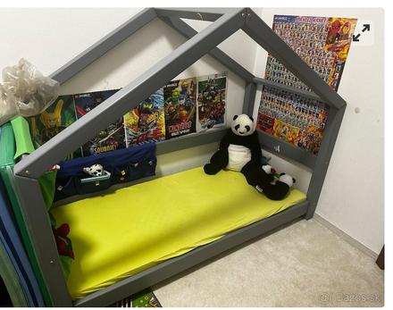 Detska postielka, šírka (cm): 70,dĺžka (cm): 170