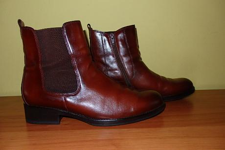 Kožené členkové čižmy gabor veľkosť 6 / 39, gabor,39