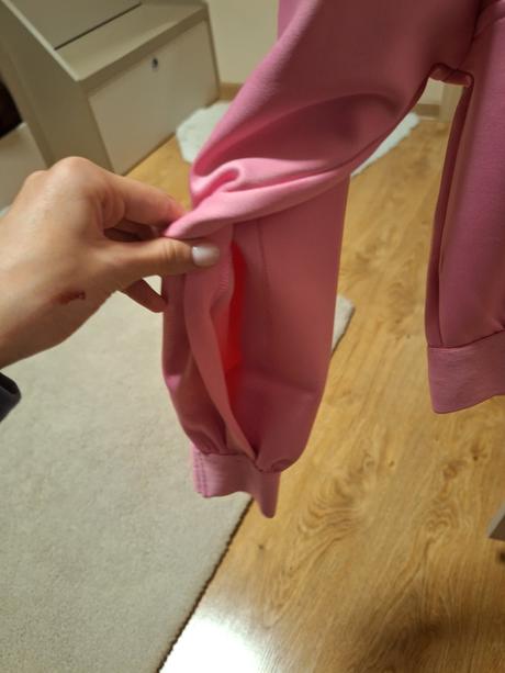 Ružová croptopová mikina, reserved,152