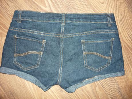 Riflové kraťasy -36 málo nosené , denim,36