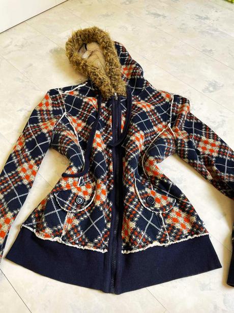 Teplá huňatá bunda m/l, m