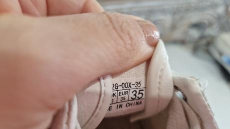 Biele tenisky,  minimum obuté,  35 veľkosť, reserved,35